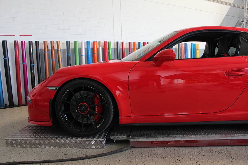 Porsche GT3 Lackschutzfolierung