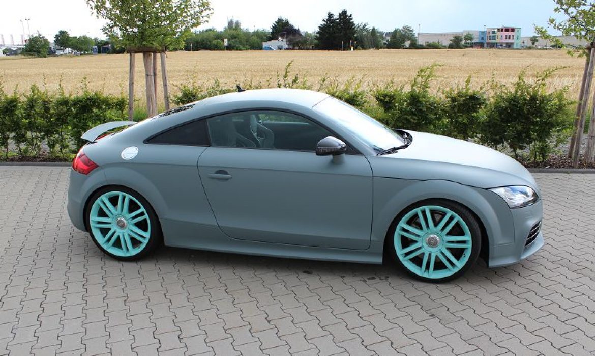 Audi Ttrs In Grau Matt Folienking