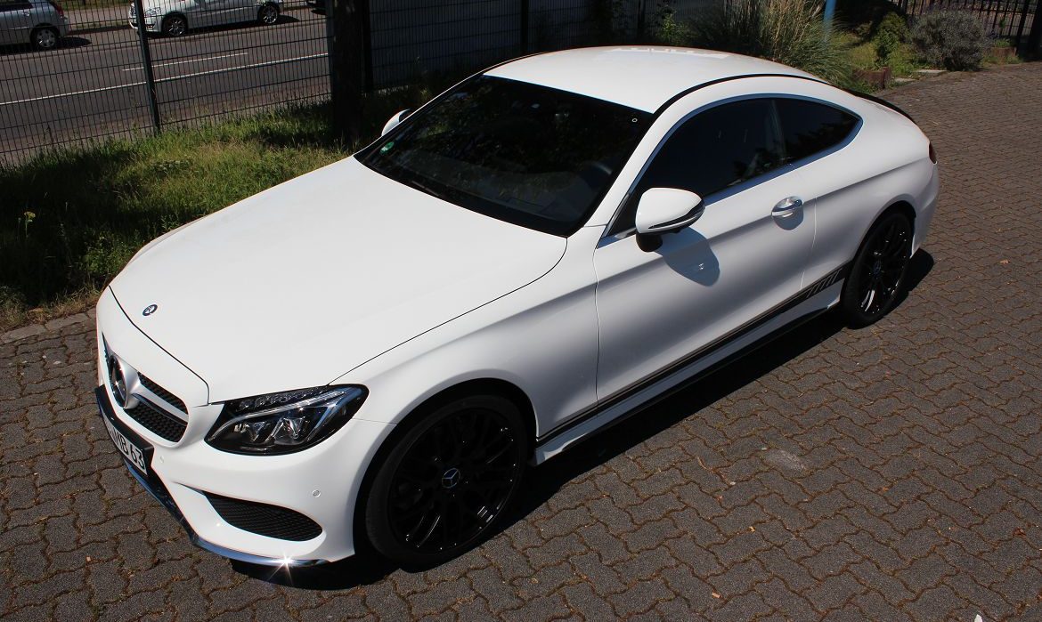Mercedes C Klasse Coupe Amg W507 Streifen Folienking