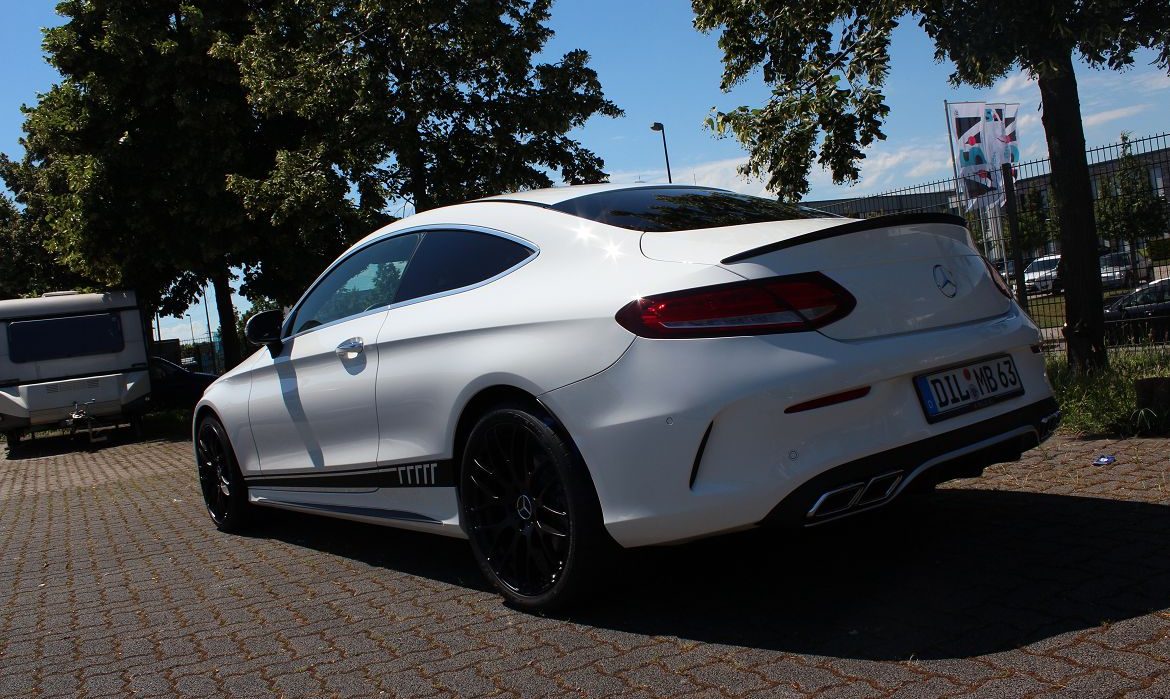Mercedes C Klasse Coupe Amg W507 Streifen Folienking