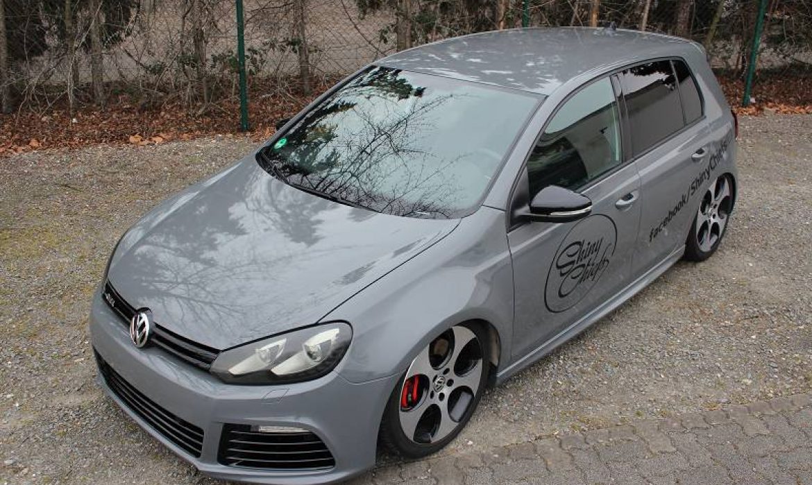 VW Golf 6 Folierung in grau glänzend - Folierung und