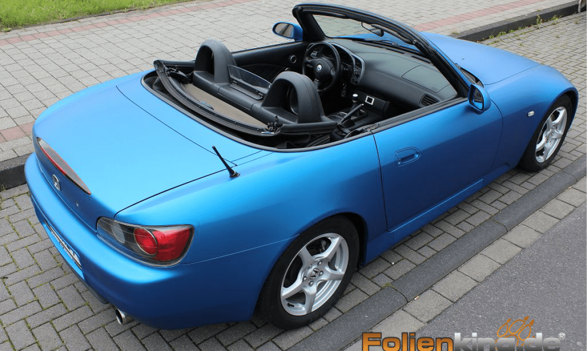 Honda S2000: foliert in razor blue matt metallic - Folierung und  Scheibentönung in Köln Bonn 